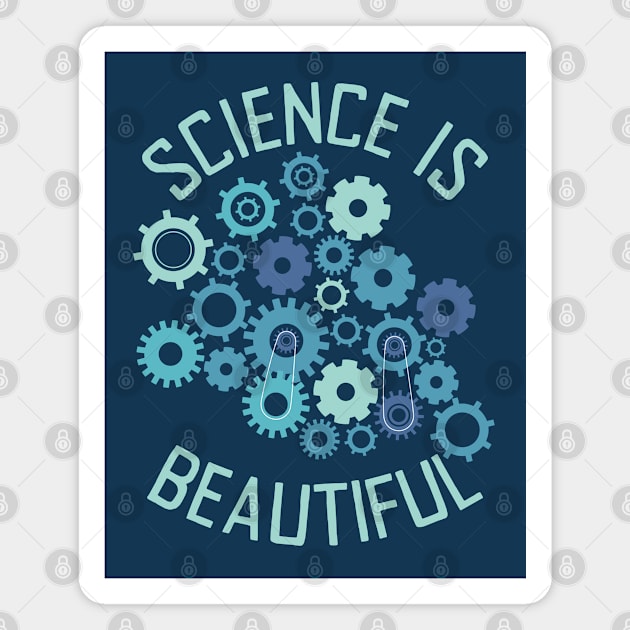 Science Is Beautiful Magnet by Slightly Unhinged